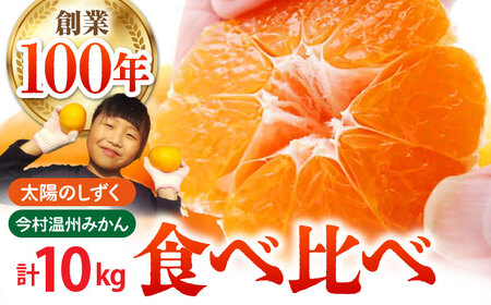 食べくらべ定期（太陽のしずく・今村温州みかん）[HCE003] みかん 果物