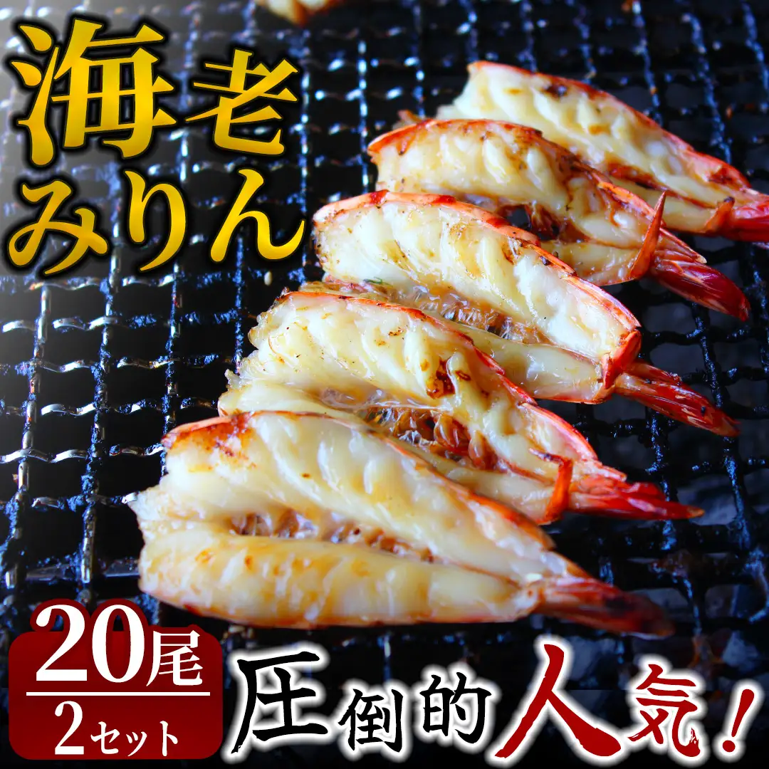 旭洋丸水産手作り干物 海老みりん 2セット【 干物 】