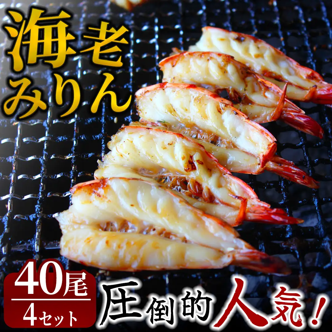  旭洋丸水産手作り干物 海老みりん 4セット 【 干物  】
