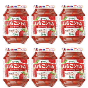 ジャム　カンピー 700ｇ いちごジャム 1ケース(6本入) 詰め合わせジャム