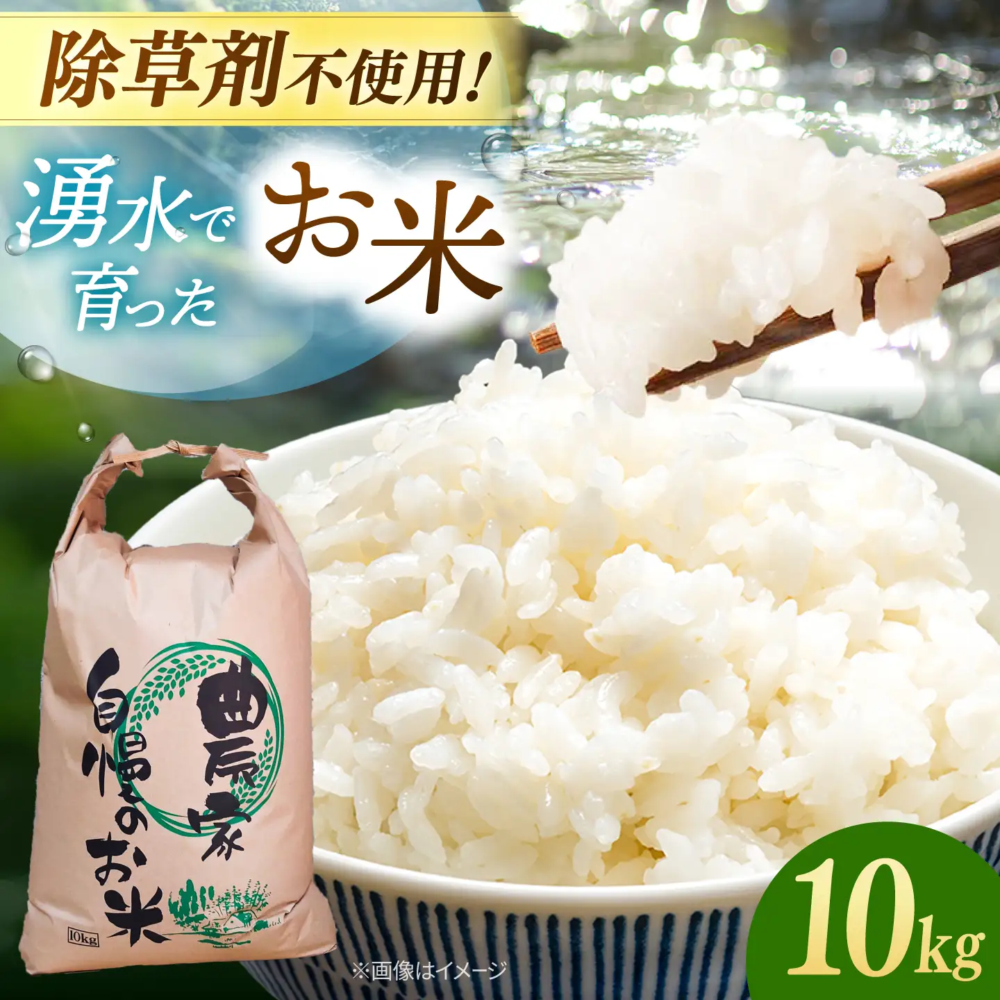 【 令和7年産】弥山岳の岩清水で育ったノガミファームの お米 白米 10kg 桂川町/NOGAMI FARM [ADAU005] 米 白米 お米 コメ こめ 小分け 農家 直送 