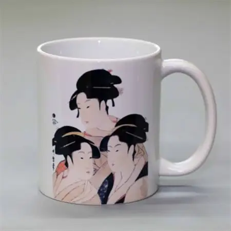 和泉市久保惣記念美術館オリジナルマグカップセット(「当時三美人」と「世界図」)【1528032】