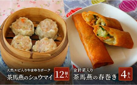 焼売 12個 春巻き 4本 セット シュウマイ 中華 茶馬燕シウマイ 【 春巻き 】 