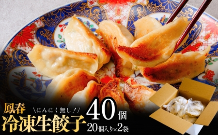 鳳春の冷凍生餃子40個セット 埼玉県 上尾市 餃子