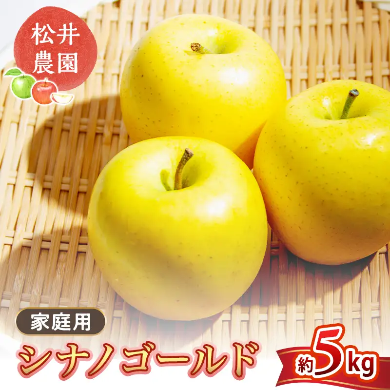 りんご 家庭用 シナノゴールド 5kg リンゴ