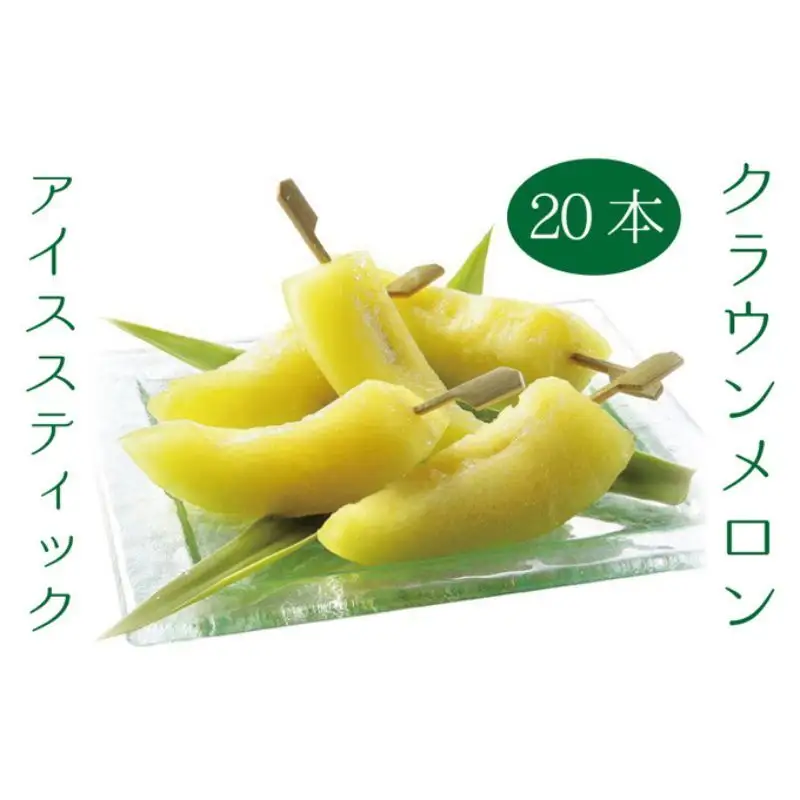 アイススティック 20本 化粧箱 冷凍 フルーツ メロン
