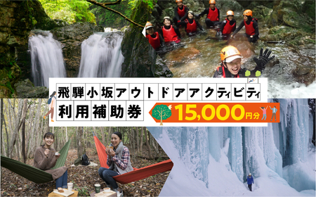 【216WORKS】体験電子チケット 15,000円分 （ニジイロワークス）電子クーポン 体験 サウナ アウトドア シャワクラ 滝めぐり ハイキング カフェトレッキング サイクリング 釣り 御岳山 登山 氷瀑 飛騨 小坂 下呂市【97-3】