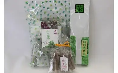 お茶と梅のしセット 特別栽培茶 紅茶