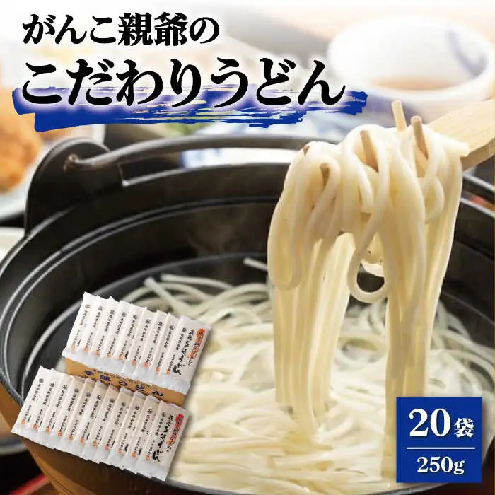 がんこ親爺のこだわりうどん250g×20袋 五島うどん うどん 乾麺 麺 保存食 業務用 大容量[RAO011] うどん 五島うどん 麺 うどん 五島うどん 麺九州 長崎 