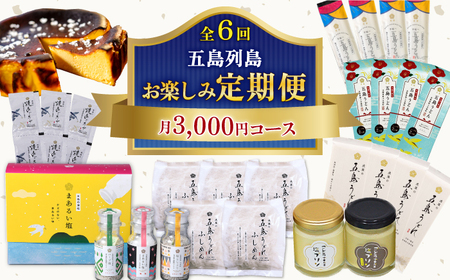 【全6回定期便】五島列島お楽しみ定期便 月3,000円コース[RBA051] 五島うどん うどん かんころ餅 詰め合わせ 定期便 五島うどん うどん かんころ餅 詰め合わせ 定期便九州 長崎