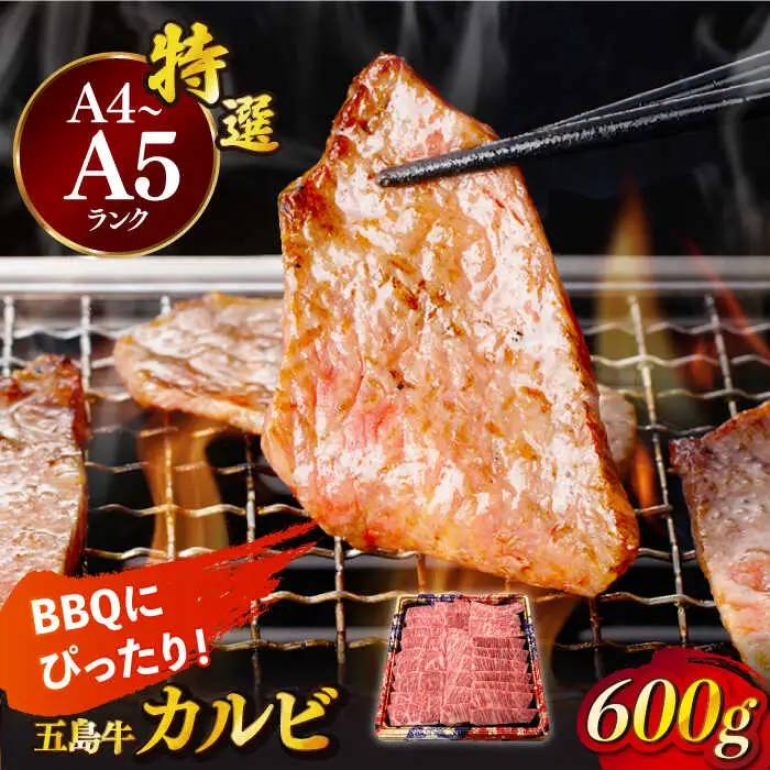 五島牛特選カルビ 600g 牛肉 焼肉 牛 肉 和牛 赤身[RBP014] 五島牛 カルビ 焼肉 五島牛 カルビ 焼肉 五島牛 カルビ 焼肉 五島牛 カルビ 焼肉九州 長崎