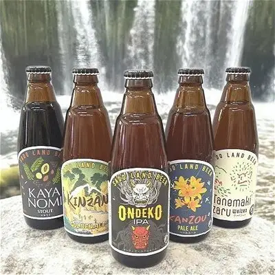 佐渡のクラフトビール 5種類飲み比べセット 350ml×5本(インディア・ペールエール/ゴールデンエールビール/ペールエール/スタウト/ヴァイツェン)