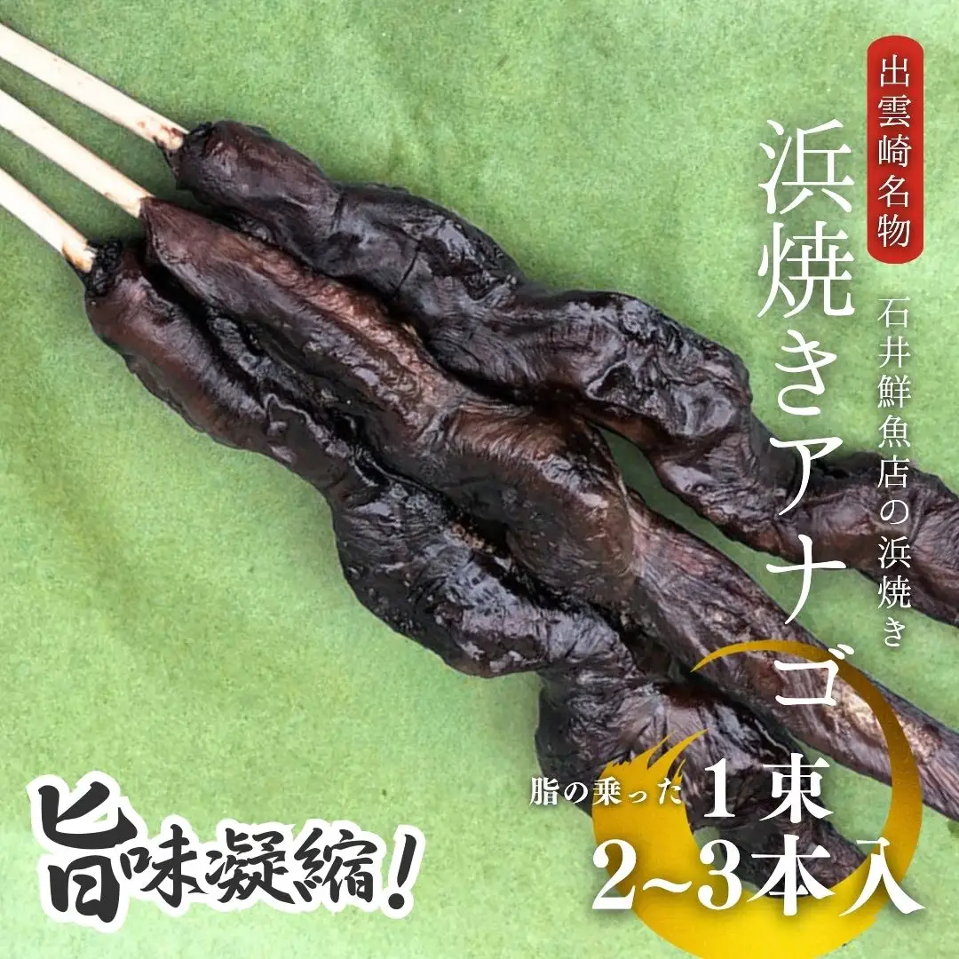 浜焼き セット 穴子 1束2～3本入 | 浜焼き 出雲崎名物 新潟県 石井鮮魚店