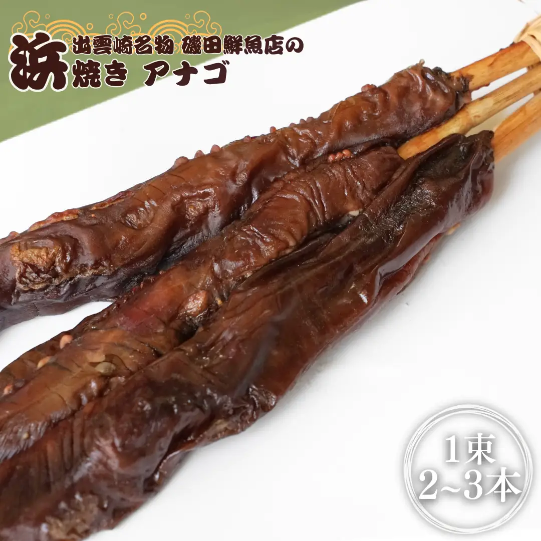 浜焼き セット アナゴ 1束2～3本入 | 浜焼き 出雲崎名物 新潟県 磯田鮮魚店
