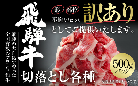 訳あり 飛騨牛 切落とし 500g 訳あり 飛騨高山ミート [MZ011]