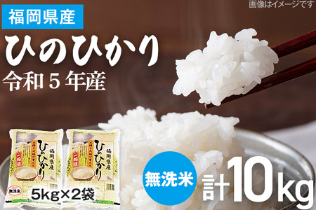 米 無洗米 白米 ご飯 ひのひかり 10kg 令和5年産 無洗米 福岡県 大木町産 ヒノヒカリ 10kg （5kg×2袋） 福岡県 大木町 株式会社田中米穀 BC10