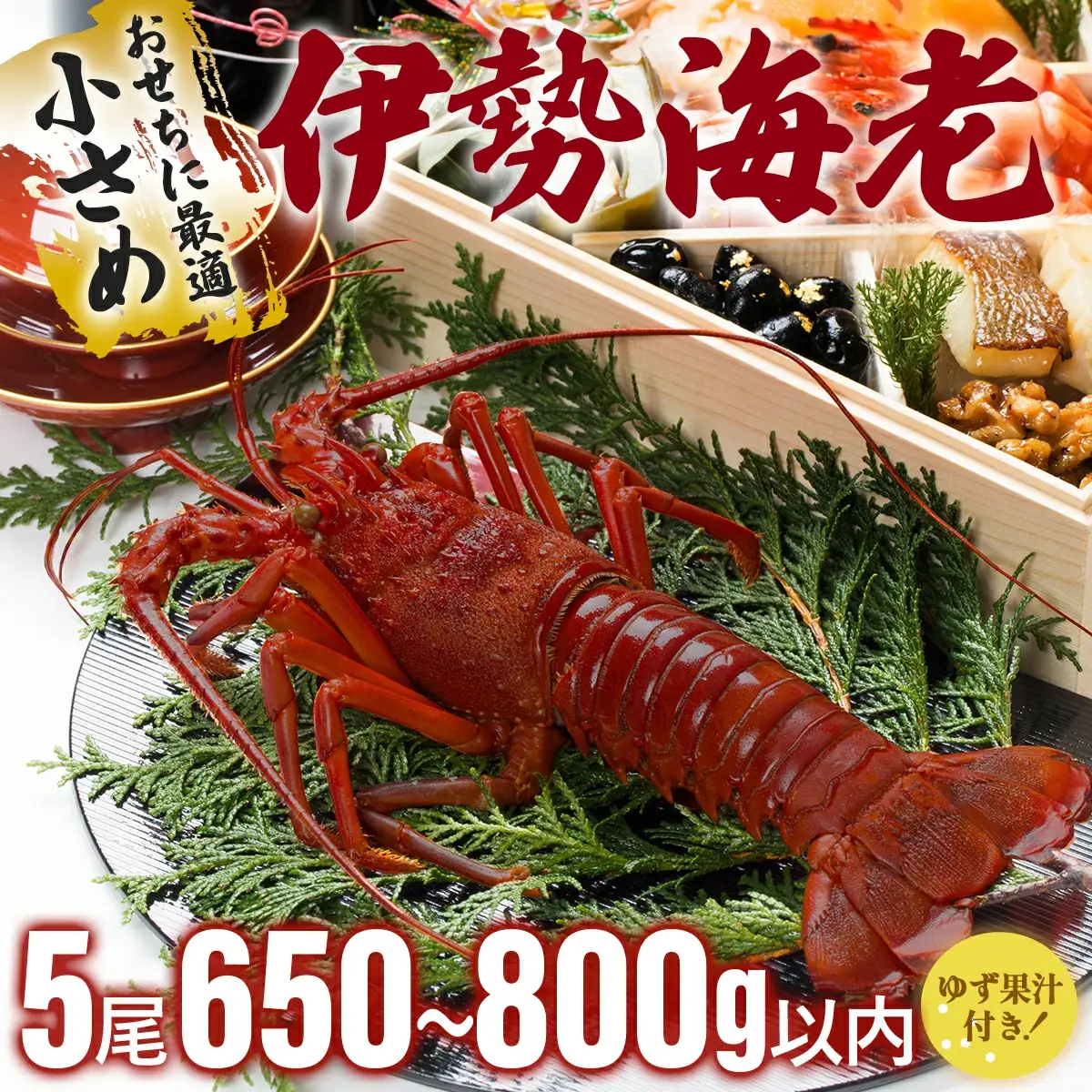 伊勢海老おせちサイズ 5尾