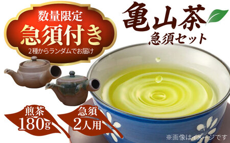 【数量限定】急須で飲むこだわりの亀山茶 （急須付き）/ 茶 ちゃ お茶 おちゃ 緑茶 りょくちゃ 日本茶 茶葉 煎茶 急須 / 亀山市 / 三重茶農業協同組合[AMAG005]