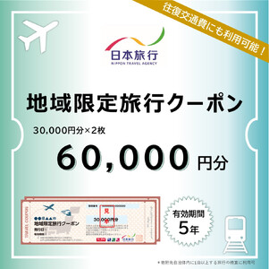 静岡県静岡市　日本旅行　地域限定旅行クーポン60,000円分