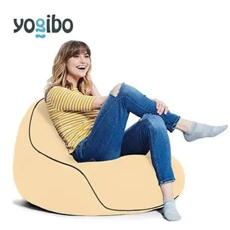Yogibo Lounger(ヨギボー ラウンジャー)クリームホワイト_雑貨・日用品 椅子・チェア・ソファ 家具・インテリア _【配送不可地域：離島】【1172128】