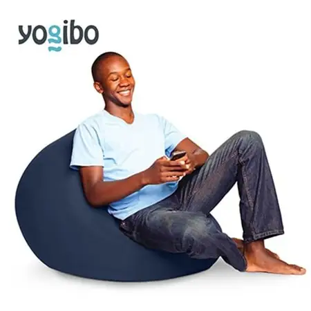 Yogibo Mini(ヨギボー ミニ)ネイビーブルー_ヨギボー ミニ ソファ ネイビーブルー コンパクト_【配送不可地域：離島】【1172141】