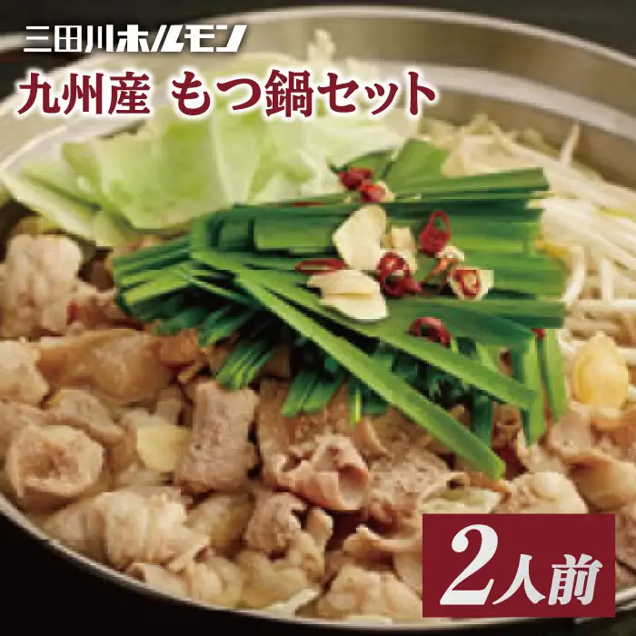 九州産もつ鍋セット(２人分）【三田川ホルモン専門店】[FAC002]