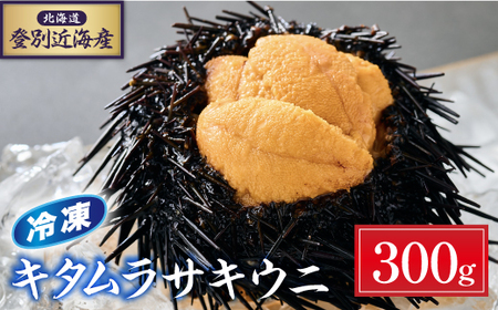 登別近海産 キタムラサキウニ 冷凍パック300g【6月以降順次配送】