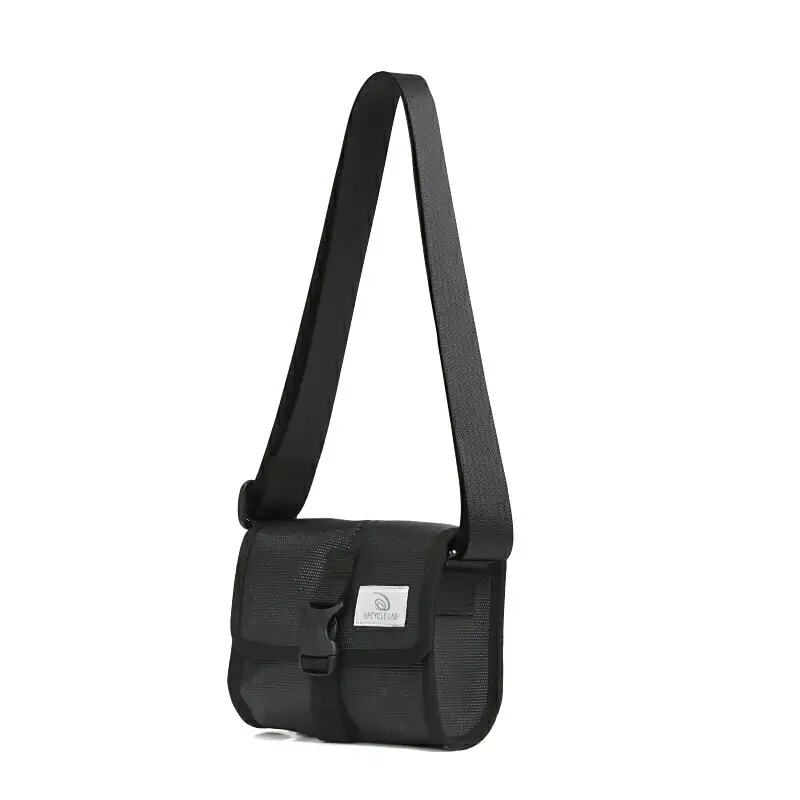 ショルダーポーチ（小）（ブラック）UPCYCLE LAB G-127 SDGs リサイクル アップサイクル