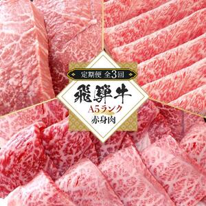 【全３回定期便】飛騨牛 A5 赤身 全3回 900g（焼肉 すき焼き ステーキ）【飛騨牛 和牛ブランド 飛騨牛 黒毛和牛 飛騨牛 岐阜 大野町 飛騨牛】