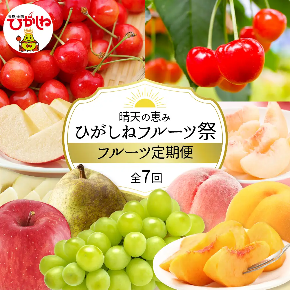 2027年産 全7回 定期便 ひがしねフルーツ祭 フルーツ 定期便