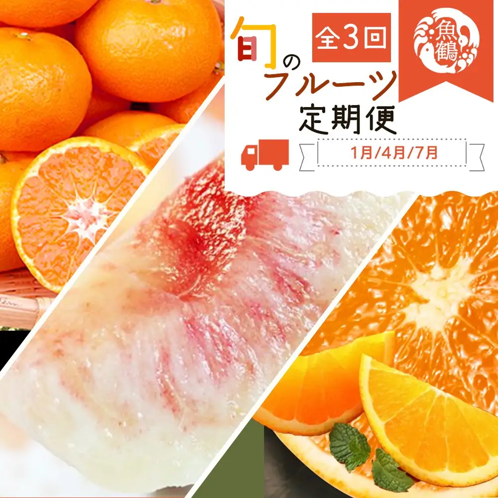 【全3回】紀州和歌山県産 旬のフルーツ定期便 (みかん・清見オレンジ・桃)【tkb381】