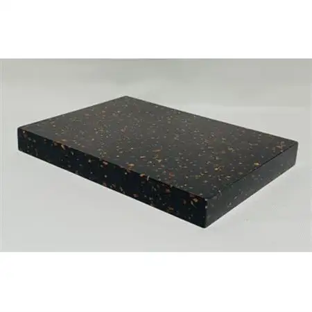 オーディオボード　22cm × 16.2cm × 2.4cm　黒地　茶粒柄　2枚セット_家電製品 TV・オーディオ・カメラ  _【1509481】