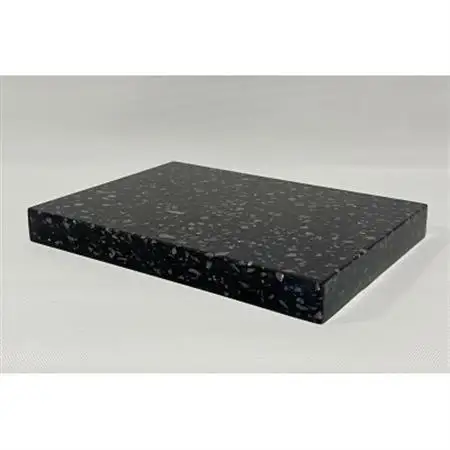 オーディオボード　22cm × 16.2cm × 2.4cm　黒地　グレー粒柄　2枚セット_家電製品 TV・オーディオ・カメラ  _【1509484】