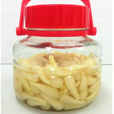 みなみの里特製らっきょう漬け(約1kg)【国産 らっきょう らっきょ 漬物 おつまみ 福岡県 筑前町 AE051】【価格改定】