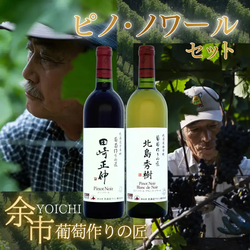 【余市】葡萄作りの匠 ピノ・ノワールセット【北海道】_Y034-0096