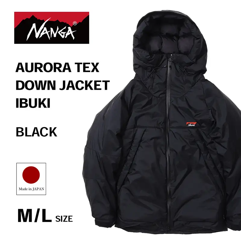 ジャケット ナンガ イブキ アウトレット ジャケット ブラックM