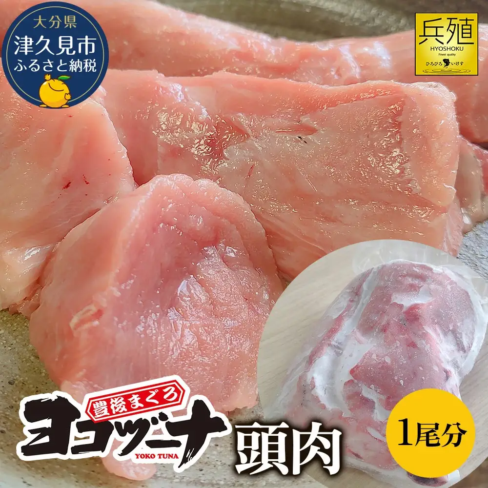 本まぐろ ヨコヅーナ 頭肉 1尾分 | 本まぐろ 津久見市