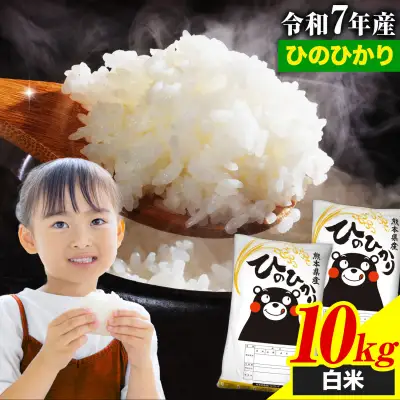 【令和7年産】ひのひかり 白米 10kg 熊本県産