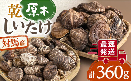 対馬産 原木乾しいたけ 360g  [WAJ002] シイタケ 椎茸 乾燥しいたけ 干ししいたけ 
