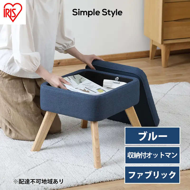 スツール 収納スツール FAC-OT アイリスオーヤマ