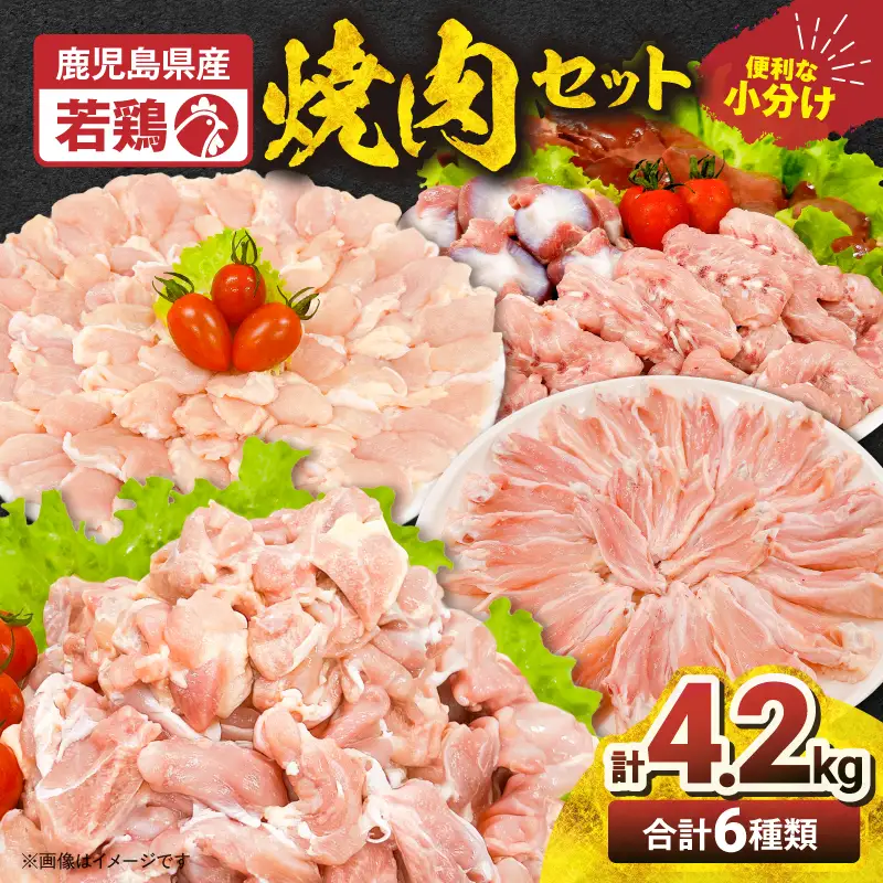 2653 若鶏焼肉4.2kgセット KN105-001 肉 鶏肉 冷凍