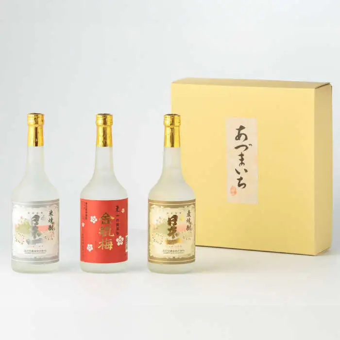 日本一（米焼酎・金瓶梅・麦焼酎）720ml×3本 / 佐賀県 / 有限会社嬉野