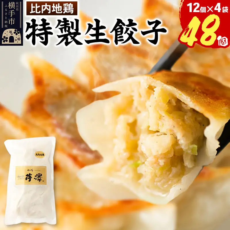 比内地鶏餃子 12個入×4袋