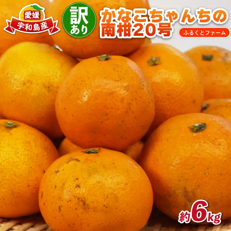 訳あり みかん 南柑20号 6kg ふるくとファーム ﾐｶﾝB010-037005
