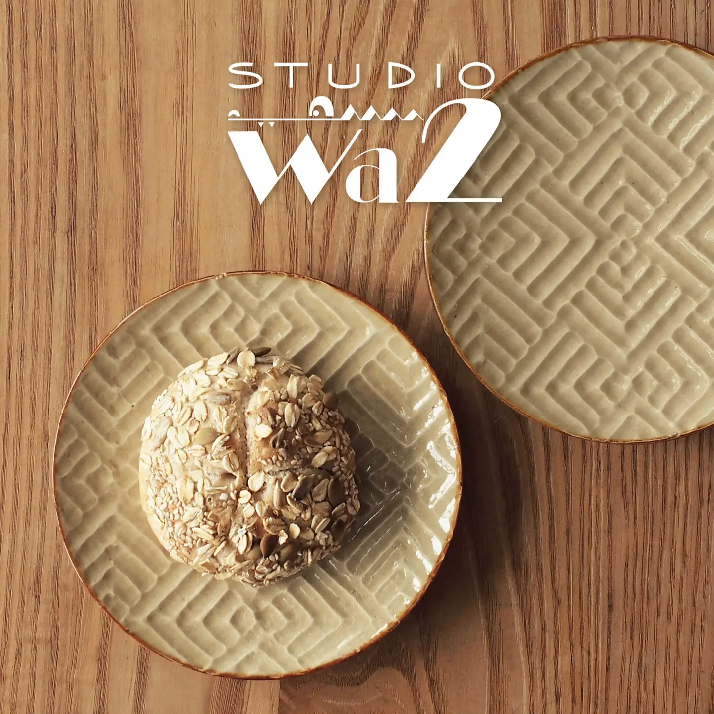 【波佐見焼】SHINOGI 5寸皿 2点セット 黄瀬戸【studio wani】[MB64]