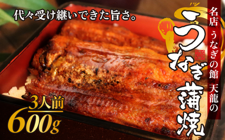 うなぎの蒲焼（真空パック）3人前（約600g）｜ うなぎ蒲焼