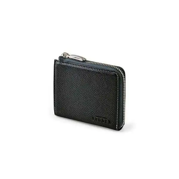 BAGGEX　豊岡製　レザーミニ財布（L字ファスナータイプ）　35-0176（ブラック）