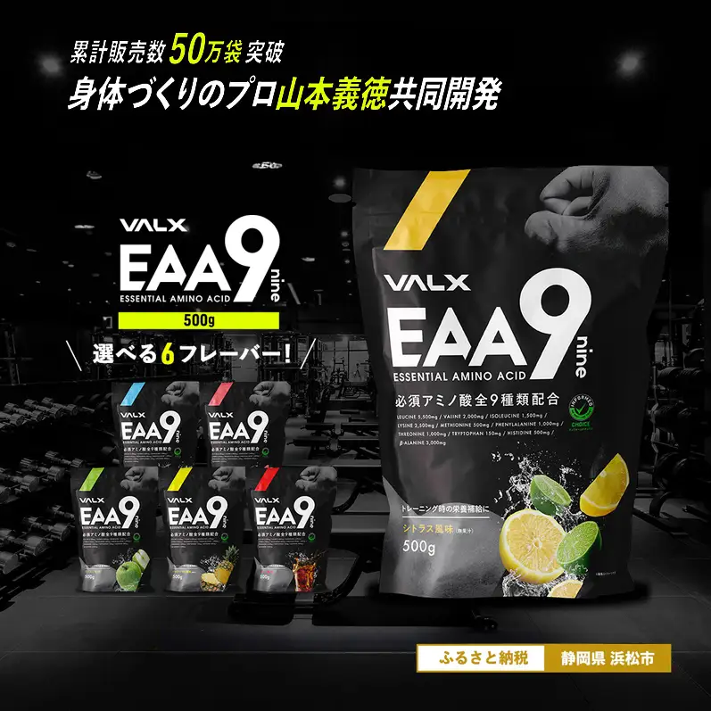 サプリ 筋トレ VALX EAA9 500g パウダー サプリ ライチ風味