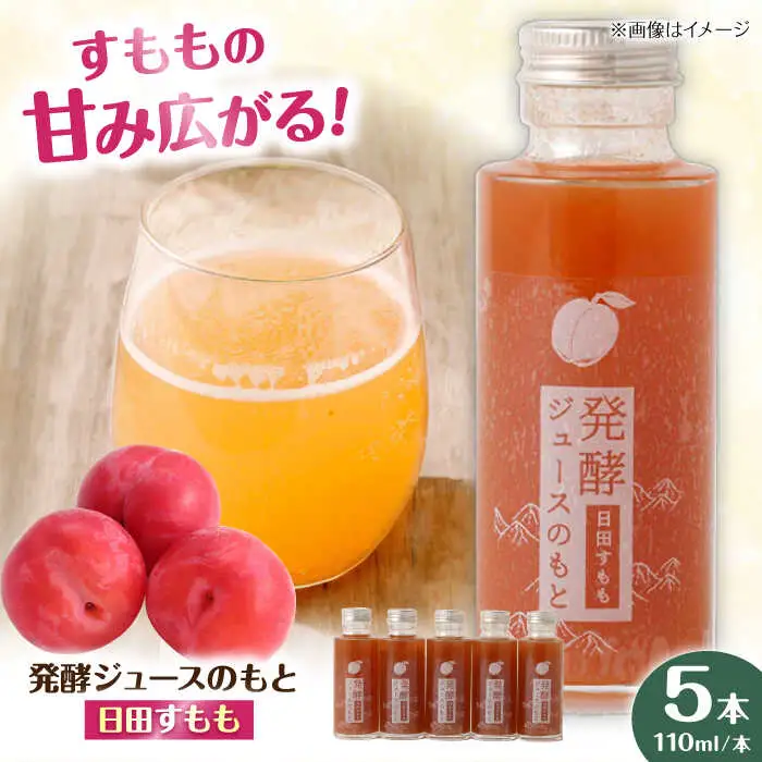 発酵ジュースのもと〈日田すもも〉 110ml×5本 ジュース すもも 果実飲料 [ARDA005]
