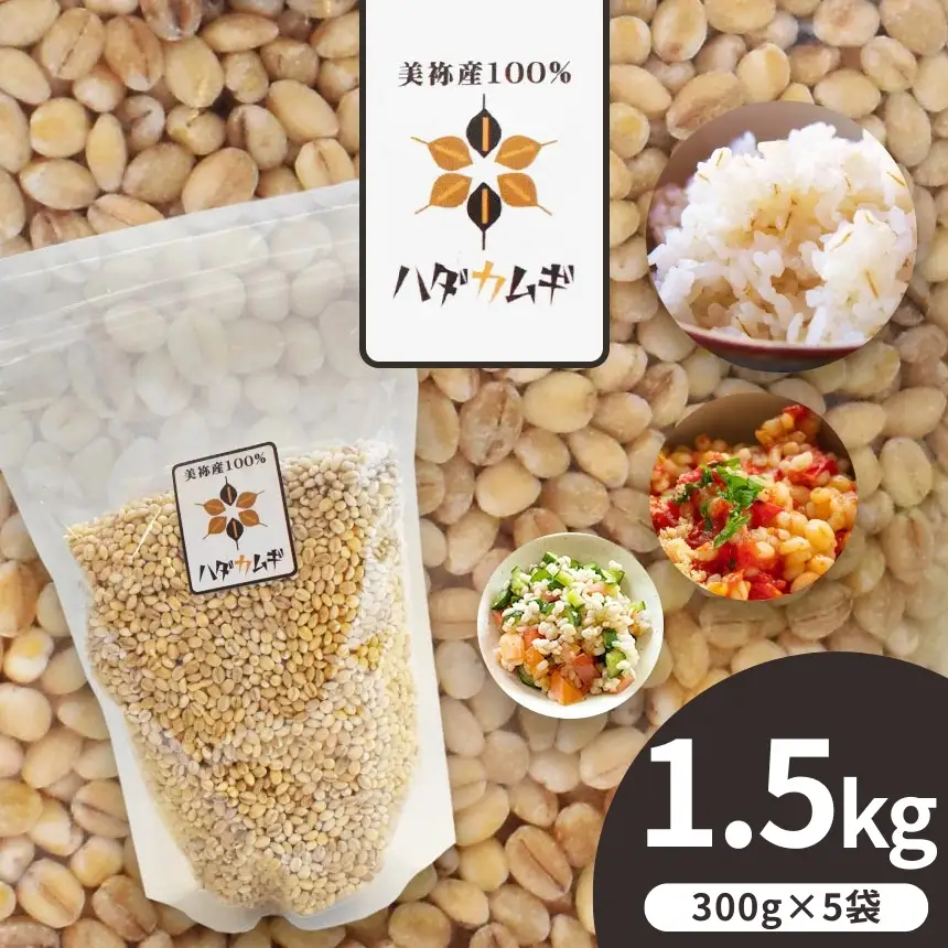 はだか麦 5袋セット